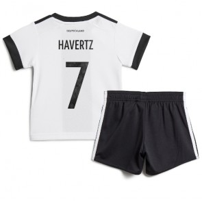 Germany Kai Havertz #7 Replica Home Stadium Kit for Kids World Cup 2022 Short Sleeve (+ pants)